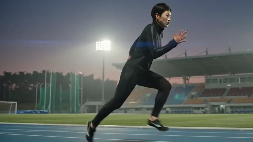 육상 훈련 장면