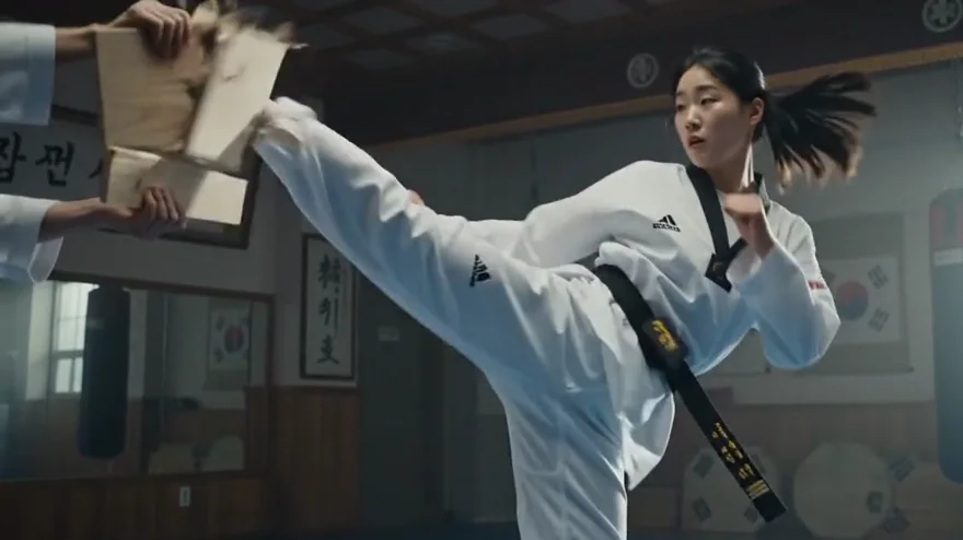 태권도 훈련 장면